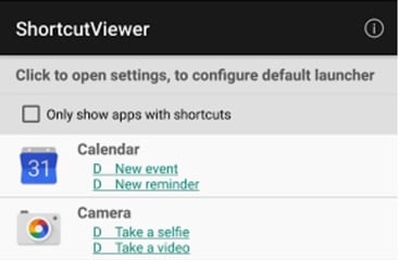 Android Shortcuts Demo